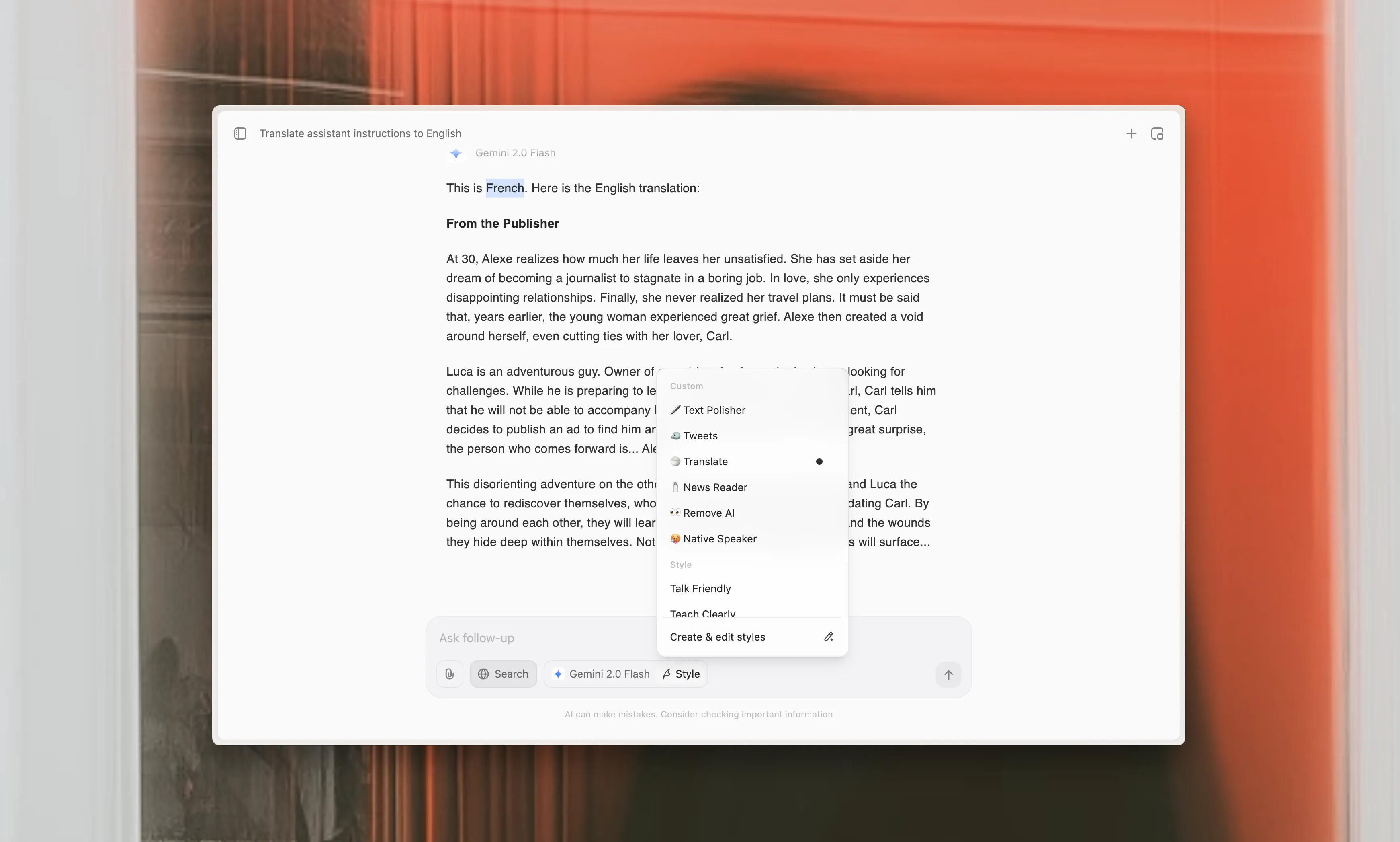 Customize Your Preferences to Shape Translations in Your Style