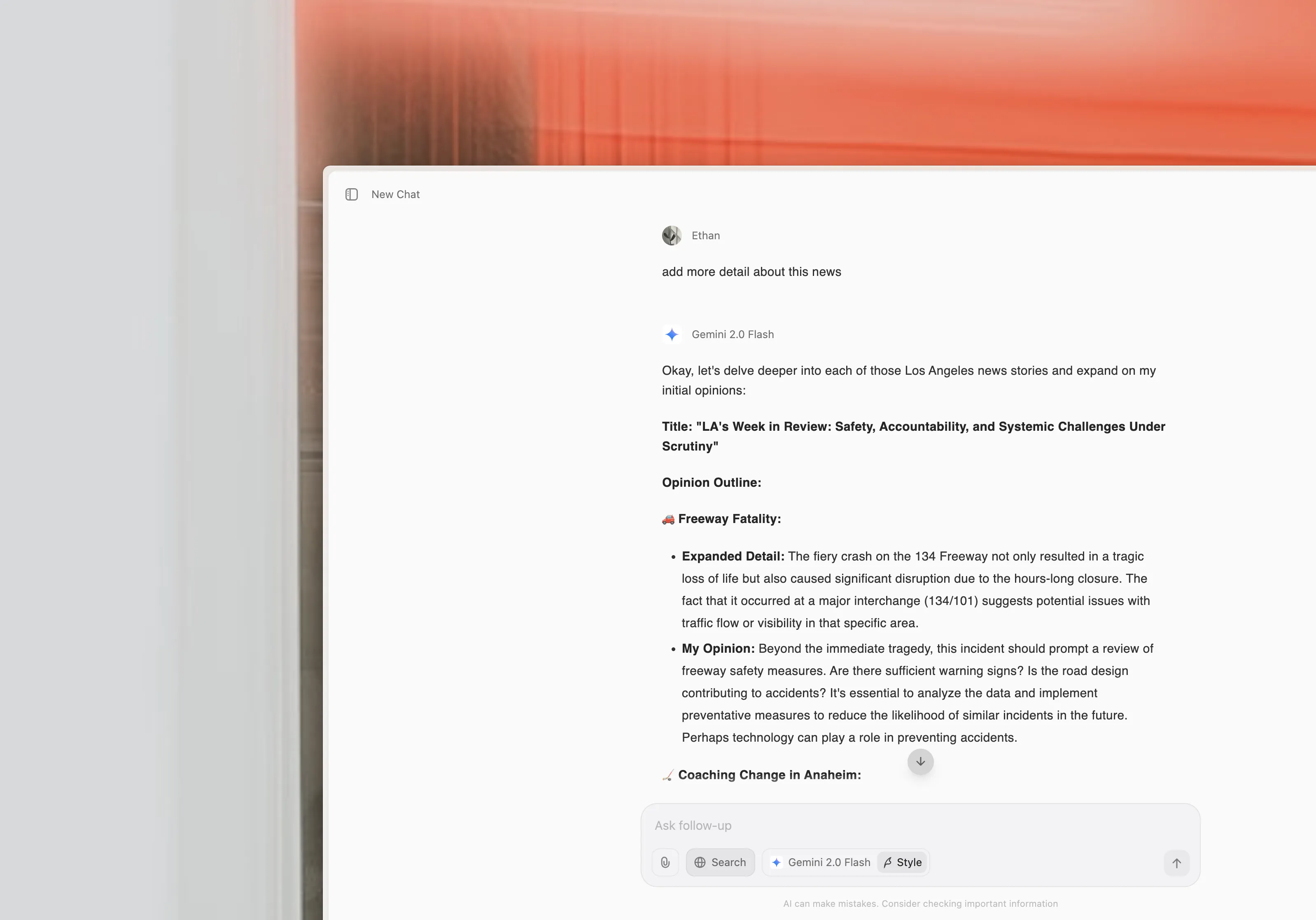 Iterative dialogue and communication allows AI to modify according to your feedback.