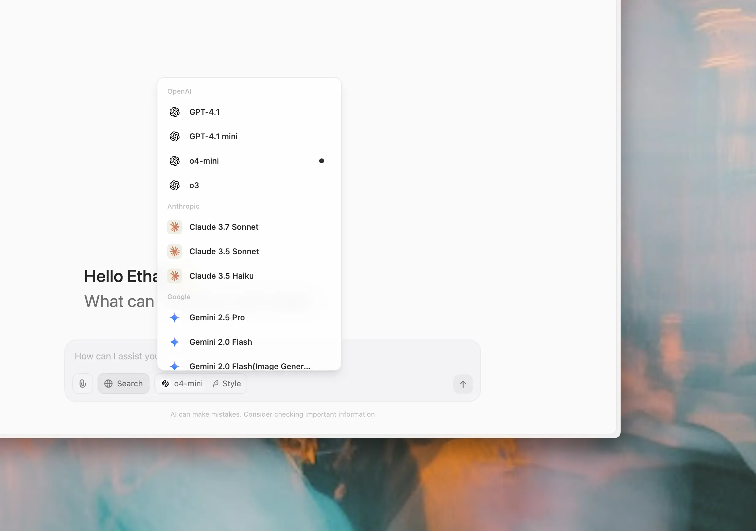 Compare performance across multiple leading models.