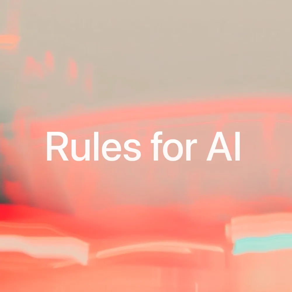 Rules for AI