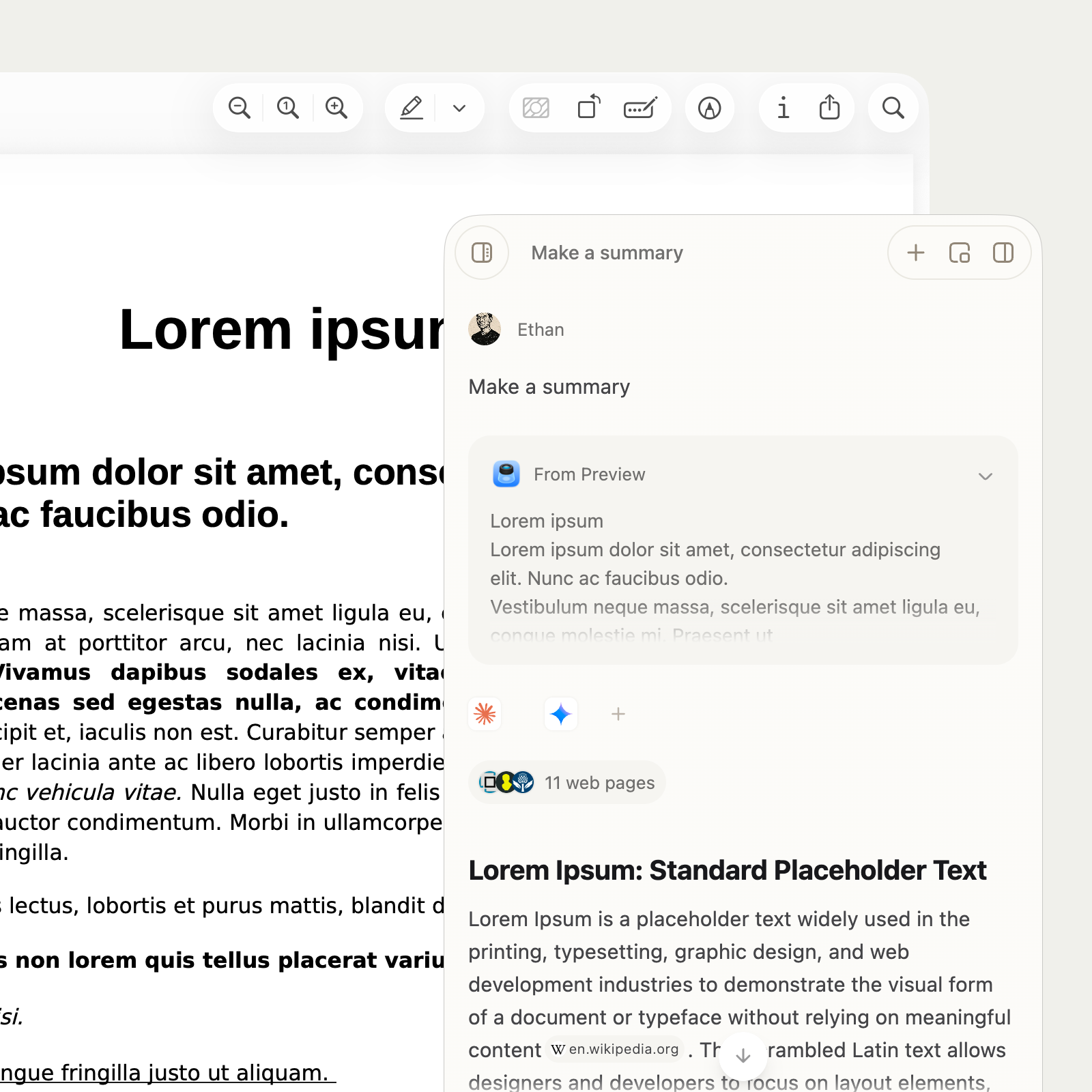 Chat with any PDF, any local files. Get answers Understand reaerch