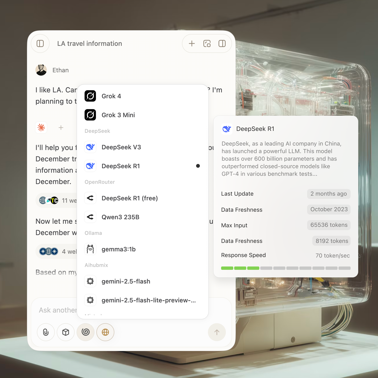 Well-balanced user interaction