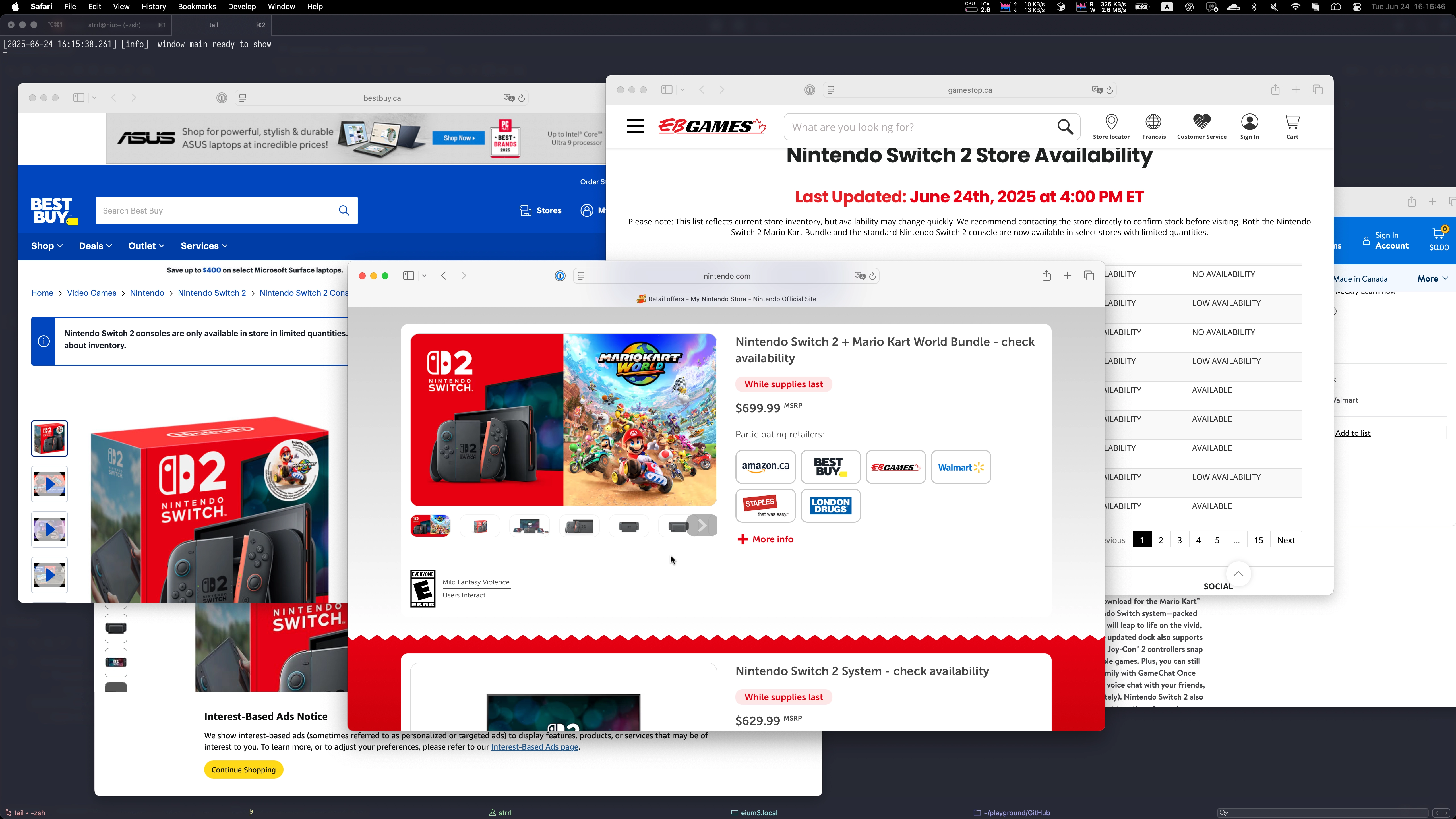 Nintendo Switch 2 retailers comparison